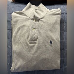 Polo by Ralph Lauren Light Gray Men's Polo Shirt
